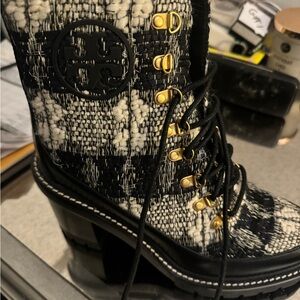 Tory Burch miller lug sole booties